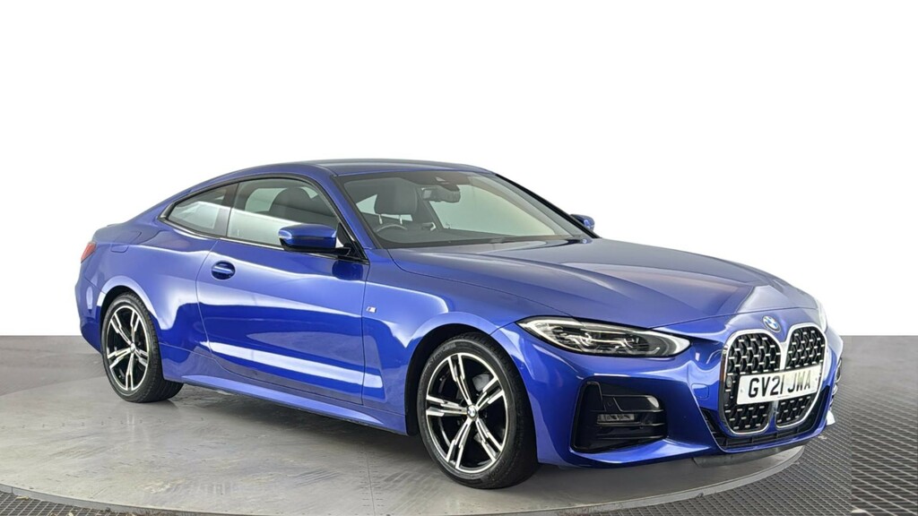 BMW 4 Series Gran Coupe 2.0 420I M Sport Coupe Euro 6 Ss GV21JWA Blue #2