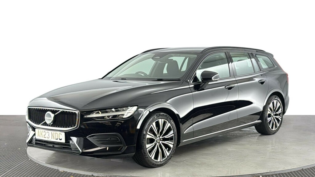 Volvo V60 2.0 B3 Mhev Core Estate Hybrid Dct AK23NDC Black