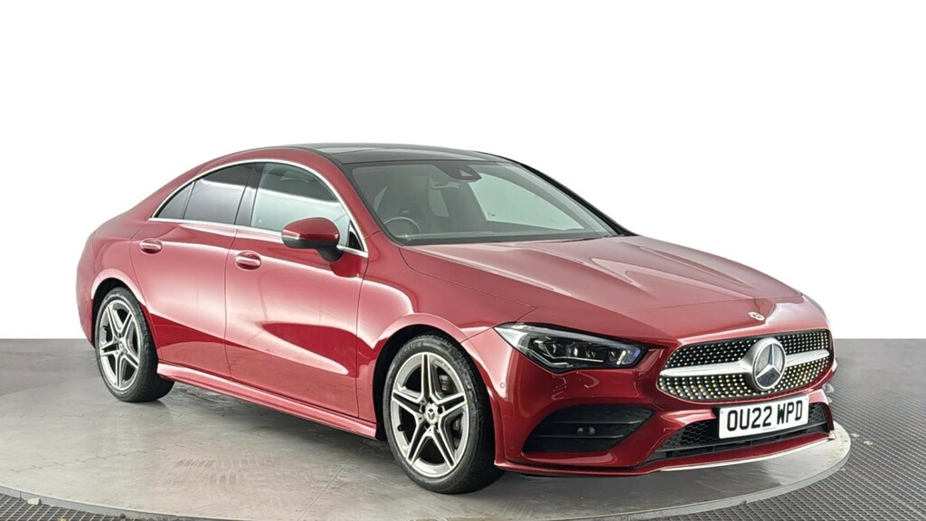 Mercedes-Benz CLA Class 1.3 Cla180 Amg Line Premium Plus 2 Coupe Pet OU22WPD Red #2