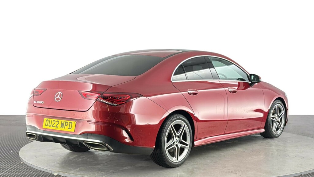 Mercedes-Benz CLA Class 1.3 Cla180 Amg Line Premium Plus 2 Coupe Pet OU22WPD Red #4