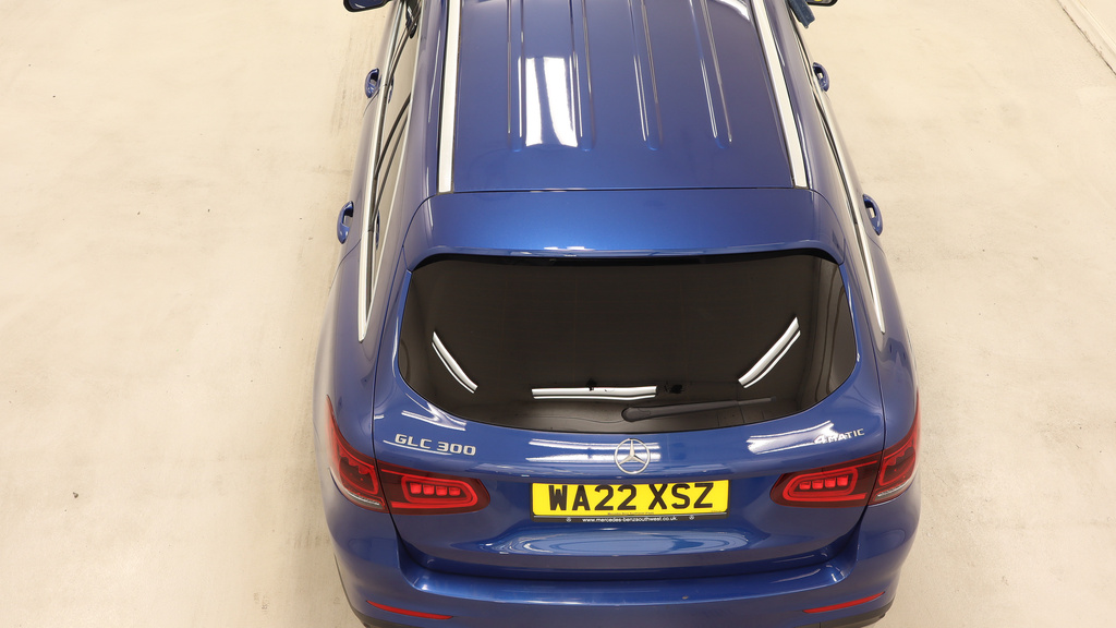 Mercedes-Benz GLC Class 2.0 Glc300h Mhev Amg Line Suv Hybrid G- WA22XSZ Blue #2