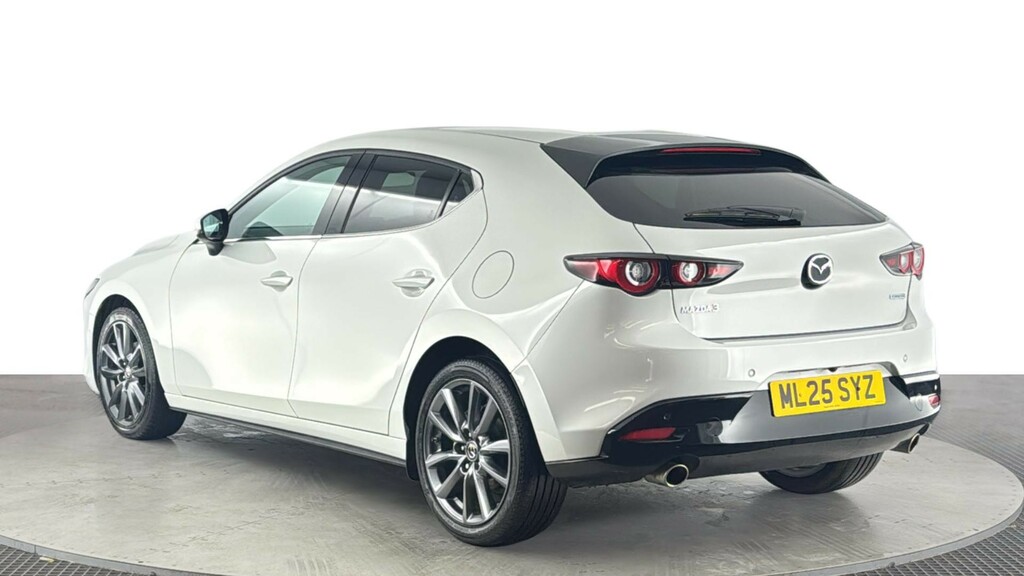 Mazda 3 2.5 E-skyactiv-g Mhev Exclusive-line Hatchback ML25SYZ White #6
