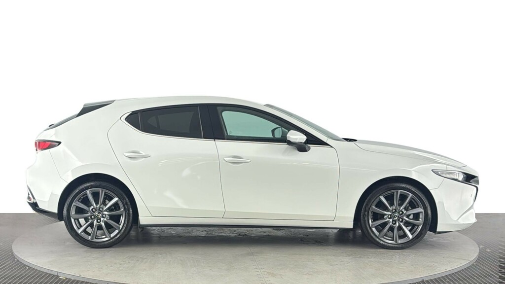 Mazda 3 2.5 E-skyactiv-g Mhev Exclusive-line Hatchback ML25SYZ White #3