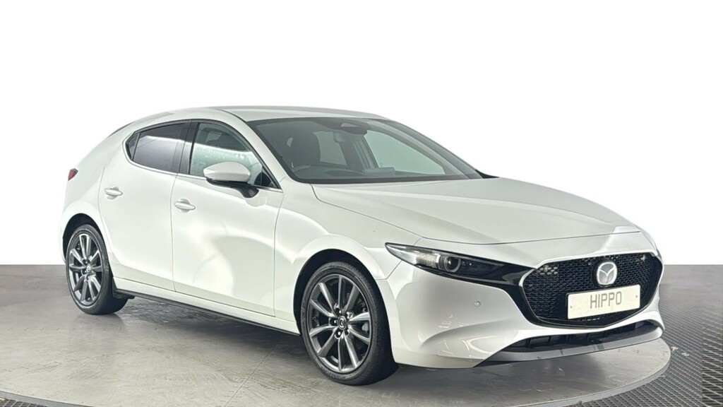 Mazda 3 2.5 E-skyactiv-g Mhev Exclusive-line Hatchback ML25SYZ White #2