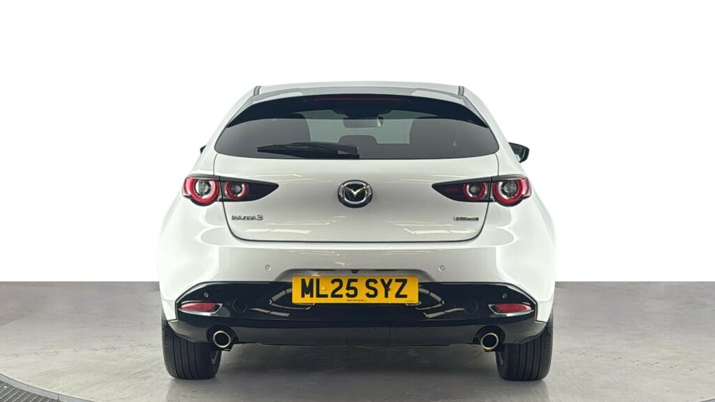 Mazda 3 2.5 E-skyactiv-g Mhev Exclusive-line Hatchback ML25SYZ White #5