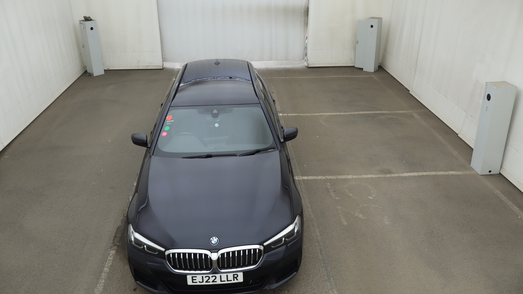 BMW 5 Series 2.0 520D Mht M Sport Touring Hybrid Ste Black