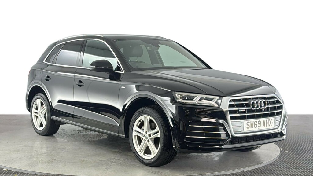 Audi Q5 2.0 Tdi 40 S Line Suv S Tronic Quattro SW69AHX Black #2