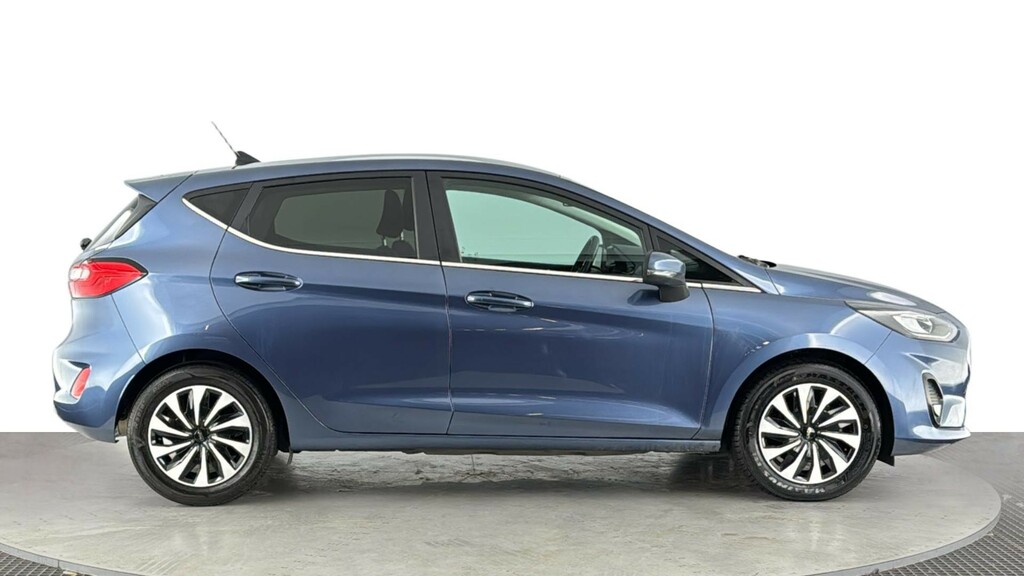 Ford Fiesta 1.0T Ecoboost Titanium Hatchback YC22KVD Blue #3