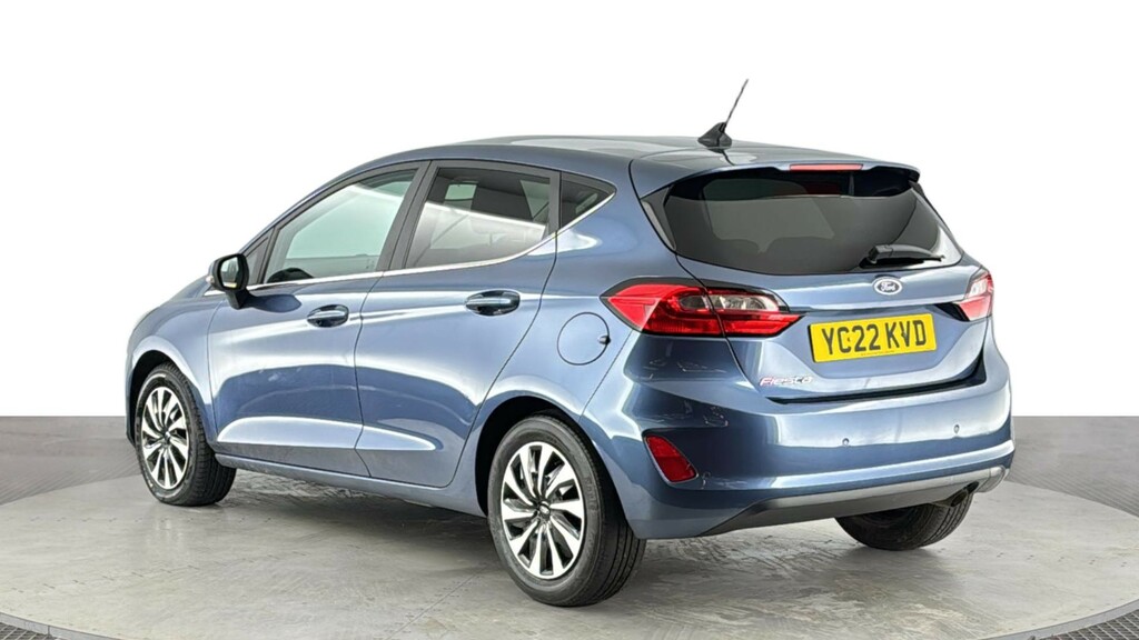 Ford Fiesta 1.0T Ecoboost Titanium Hatchback YC22KVD Blue #6