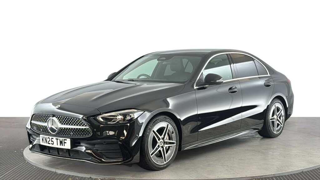 Mercedes-Benz C Class 1.5 C200h Mhev Amg Line Saloon Hybrid G KN25TWF Black