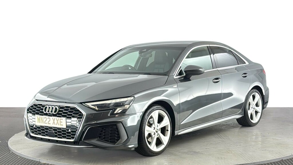Audi A3 1.5 Tfsi 35 S Line Saloon S Tronic Euro WN22XXE Grey