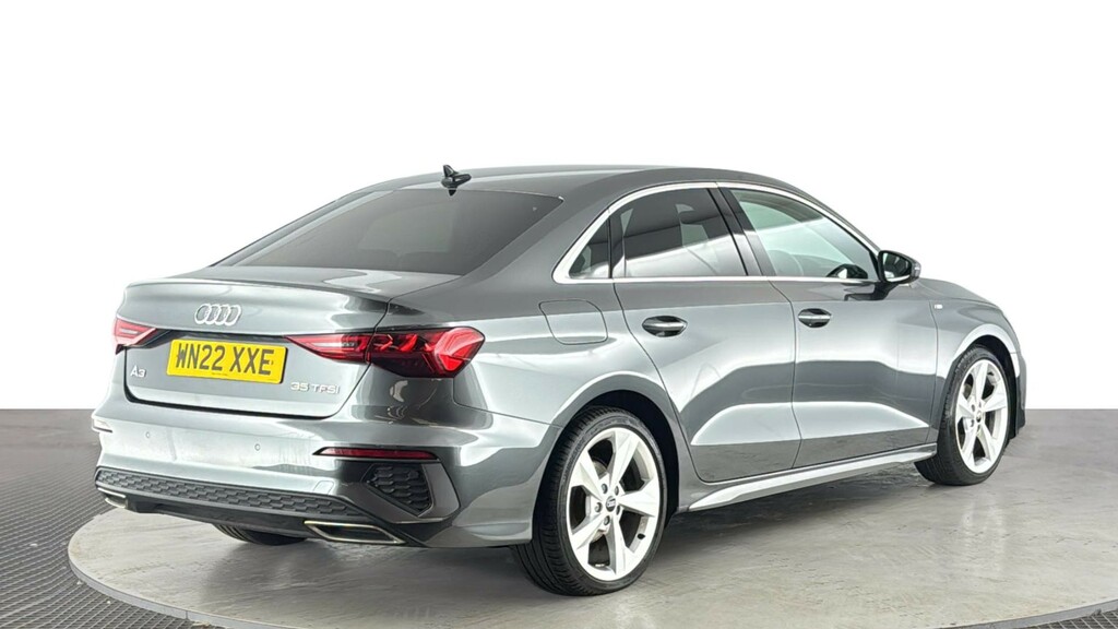 Audi A3 1.5 Tfsi 35 S Line Saloon S Tronic Euro WN22XXE Grey #4