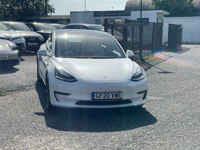 Tesla Model 3 2020 Dual Motor Performance 4Wde Perfo White #2