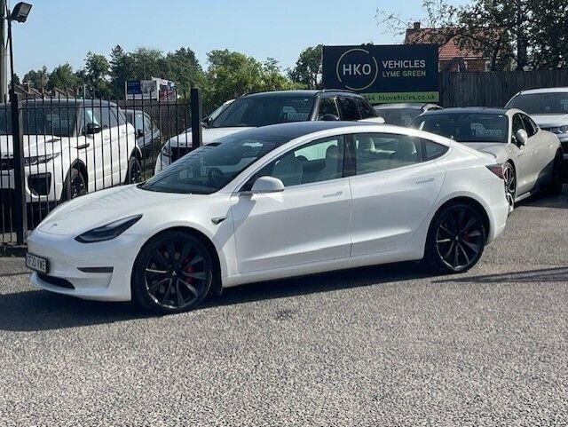 Tesla Model 3 2020 Dual Motor Performance 4Wde Perfo White #5