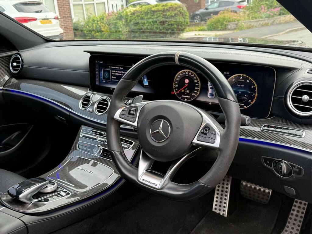 Mercedes-Benz E Class Saloon 4.0 E63 V8 Biturbo Amg S Premium Spds Mct WM17LLD Black #3