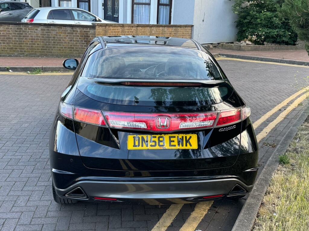 Honda Civic Ex Gt Black #4