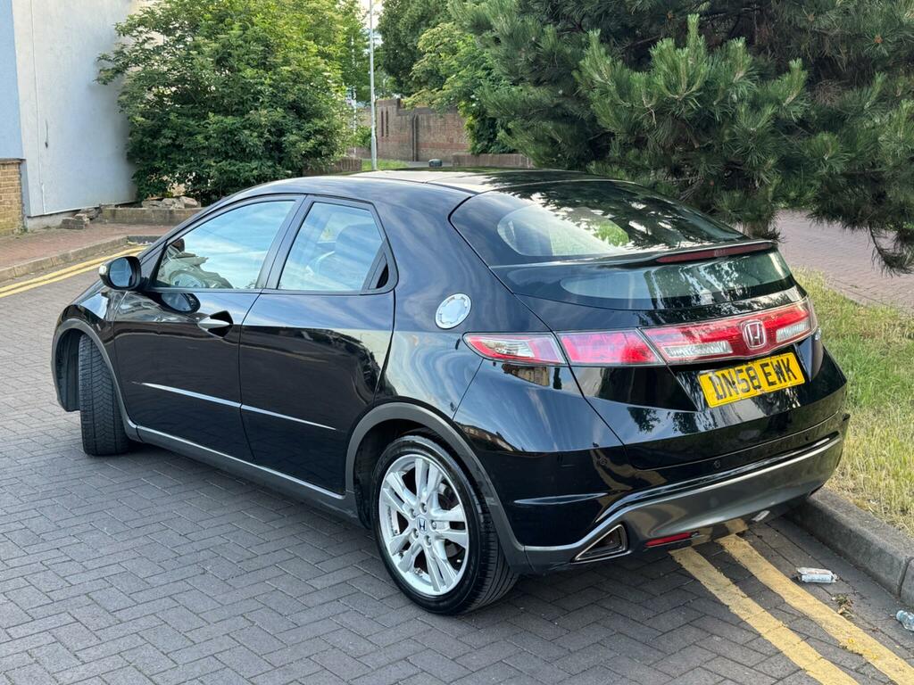 Honda Civic Ex Gt Black #3