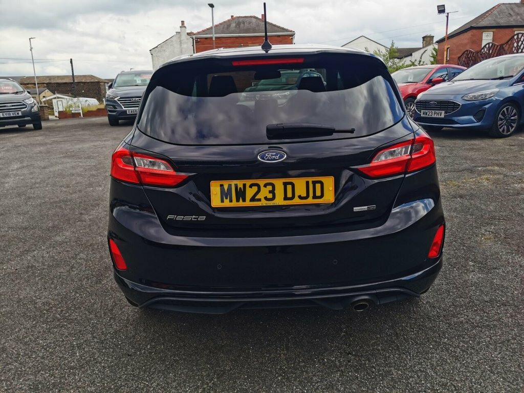 Ford Fiesta 1L St-line Edition MW23DJD Black #5