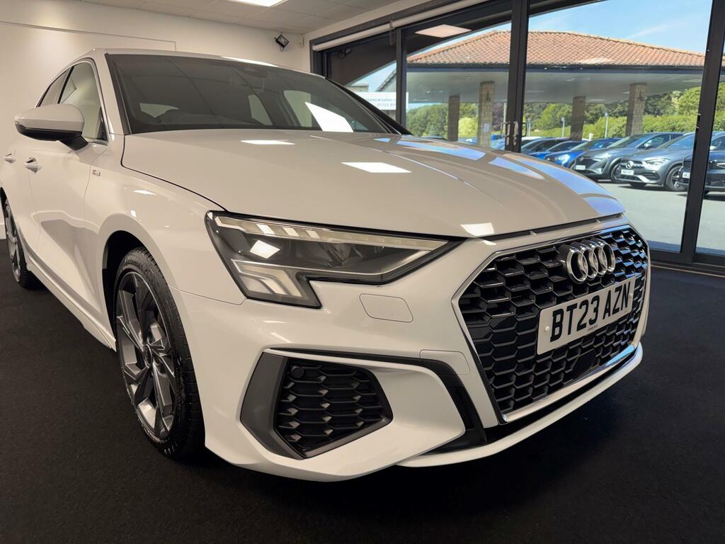 Audi A3 1.0 Tfsi 30 S Line Sportback BT23AZN White #6