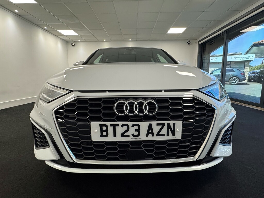 Audi A3 1.0 Tfsi 30 S Line Sportback BT23AZN White #2