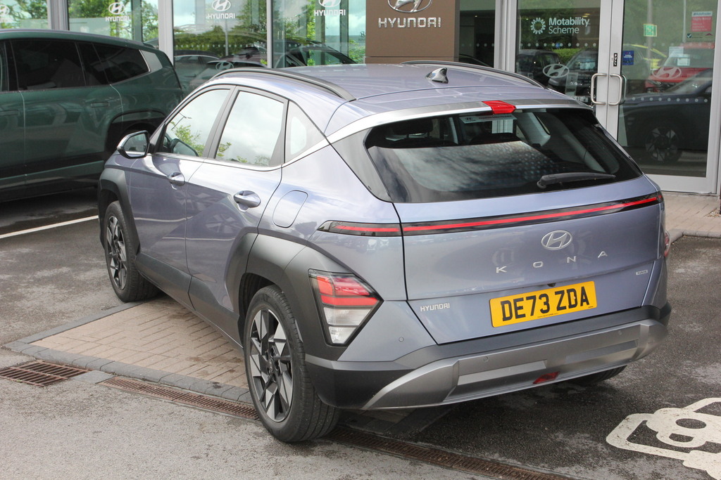 Hyundai Kona 1.6 Gdi Hybrid Advance Dct DE73ZDA Blue #3