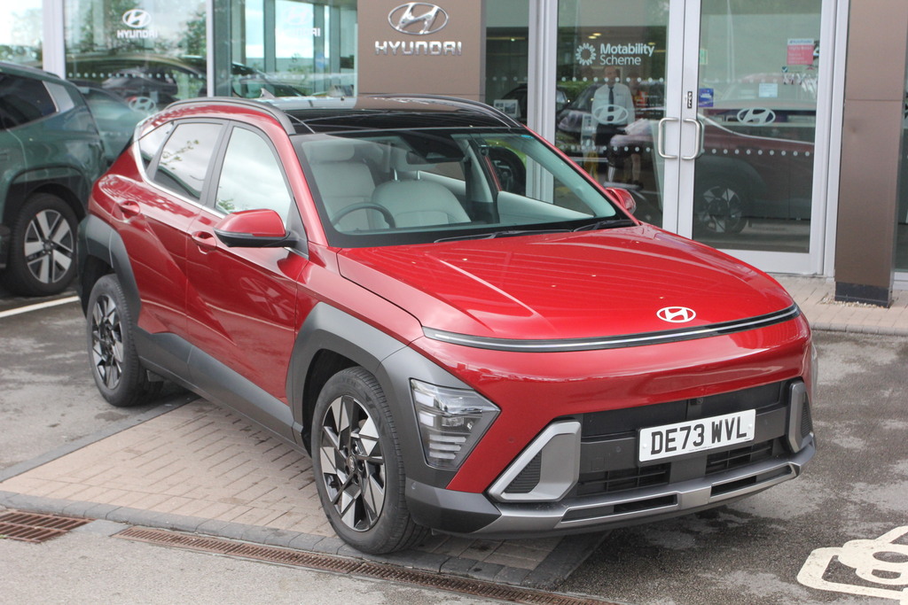 Hyundai Kona 1.6 Gdi Hybrid Ultimate Dct Red