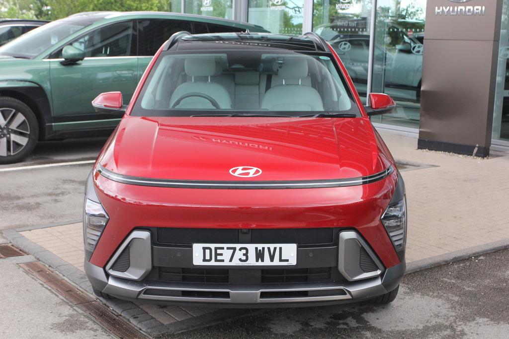 Hyundai Kona 1.6 Gdi Hybrid Ultimate Dct DE73WVL Red #2