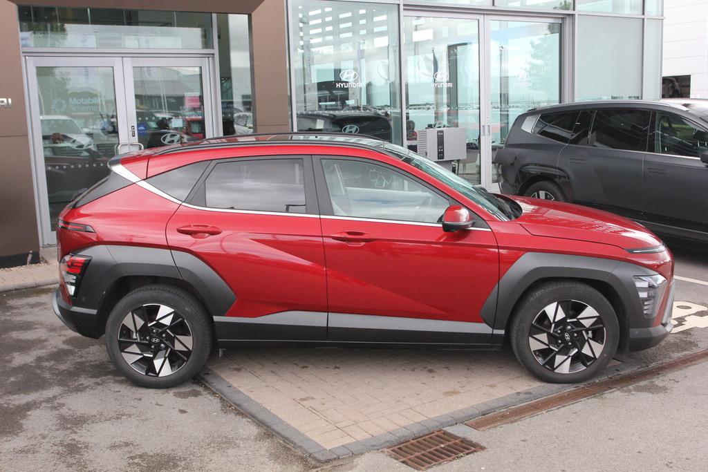 Hyundai Kona 1.6 Gdi Hybrid Ultimate Dct DE73WVL Red #3