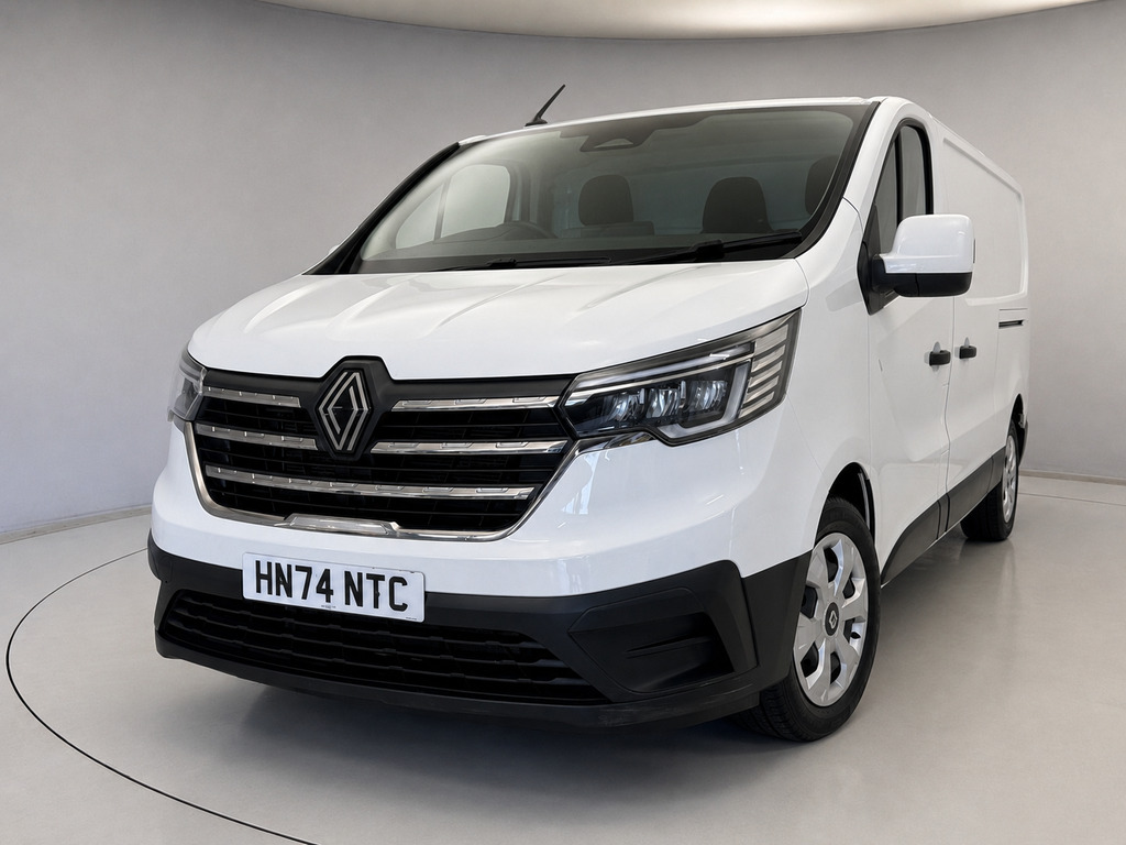 Renault Trafic Ll30 Blue Dci 130 Advance Safety Van HN74NTC White #2