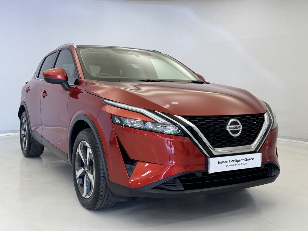 Nissan Qashqai 1.3 Dig-t Mh N-connecta Glass Roof OV23WXT Red #2