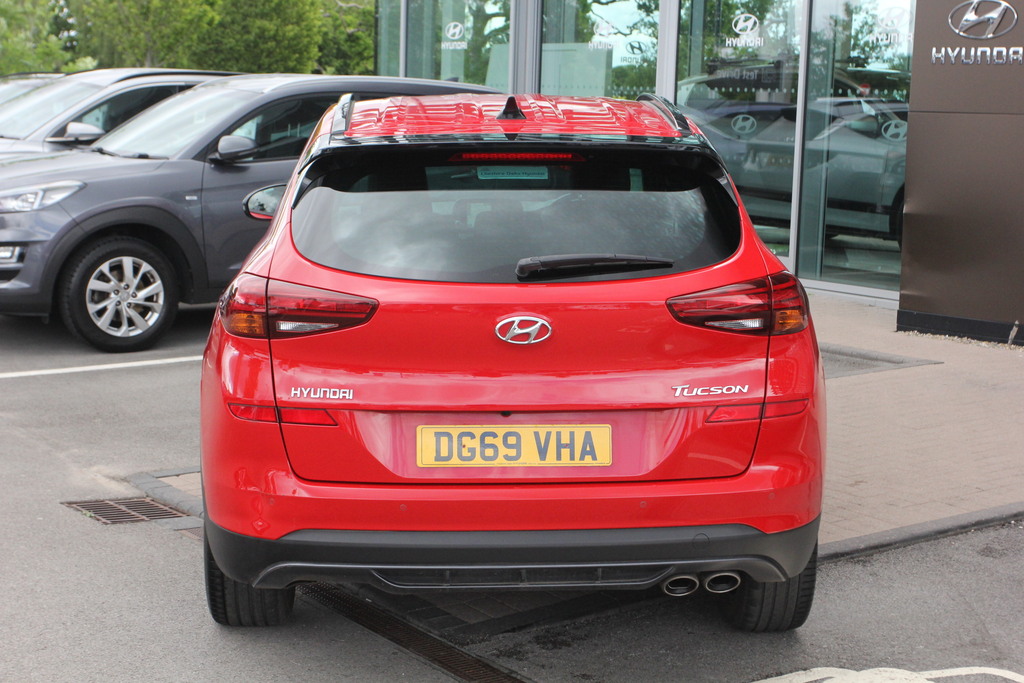 Hyundai Tucson 1.6 Tgdi 177 N Line 2Wd DG69VHA Red #4