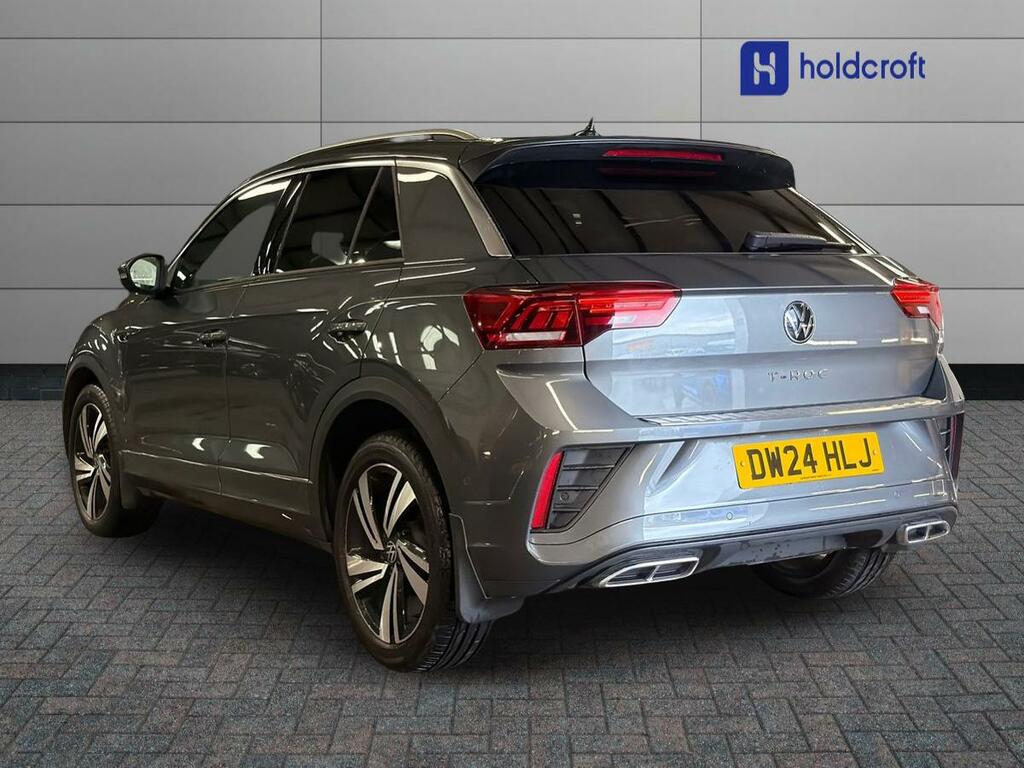 Volkswagen T-Roc 1.5 Tsi R-line Dsg DW24HLJ Grey #2