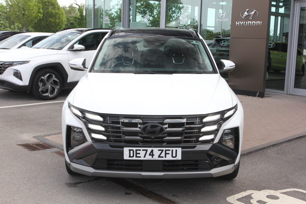 Hyundai Tucson 1.6T Hybrid Ultimate DE74ZFU White #2