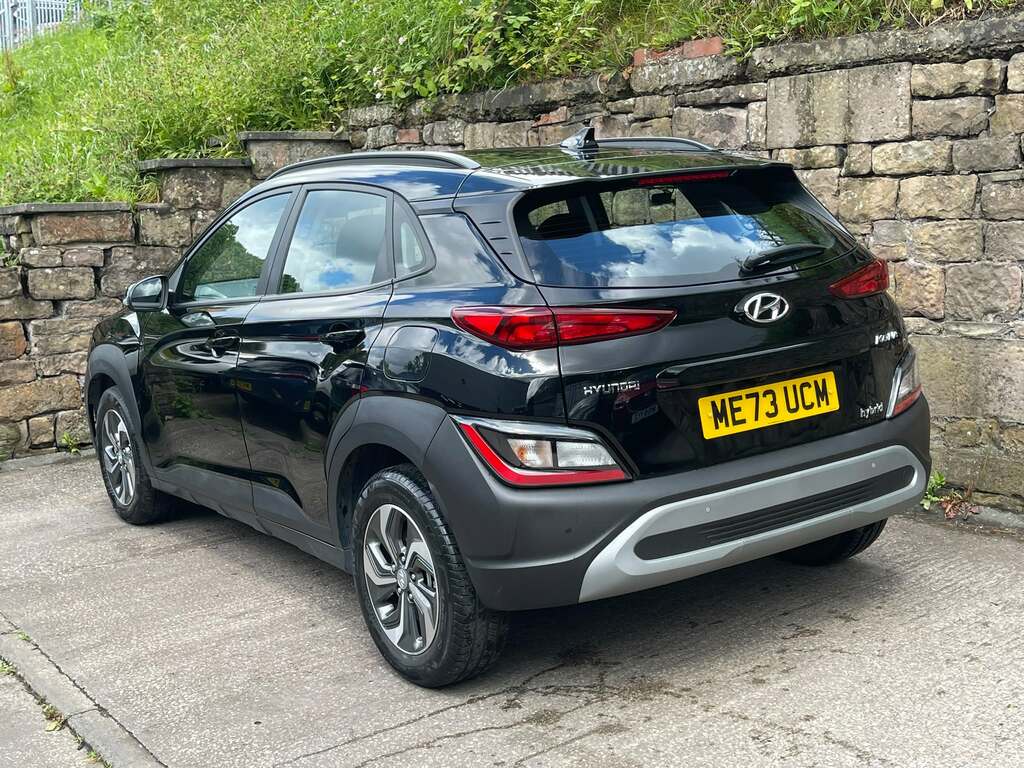 Hyundai Kona 1.6 Gdi Hybrid Se Connect Dct Black #5