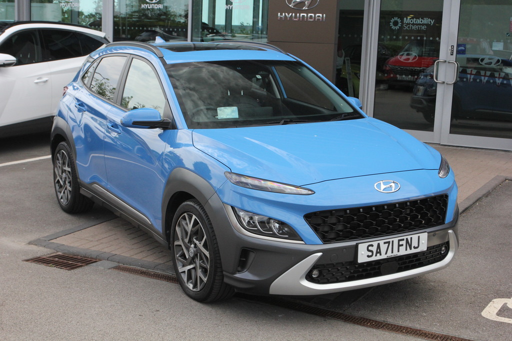 Hyundai Kona 1.6 Gdi Hybrid Ultimate Dct Blue