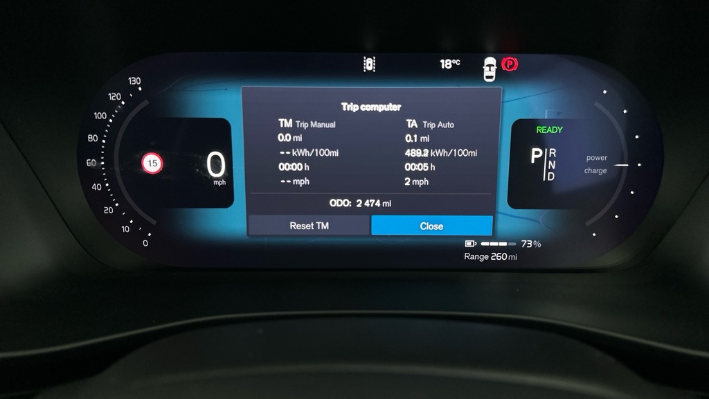 Volvo EC40 185Kw Extended Range Ultra 78Kwh Blue #12