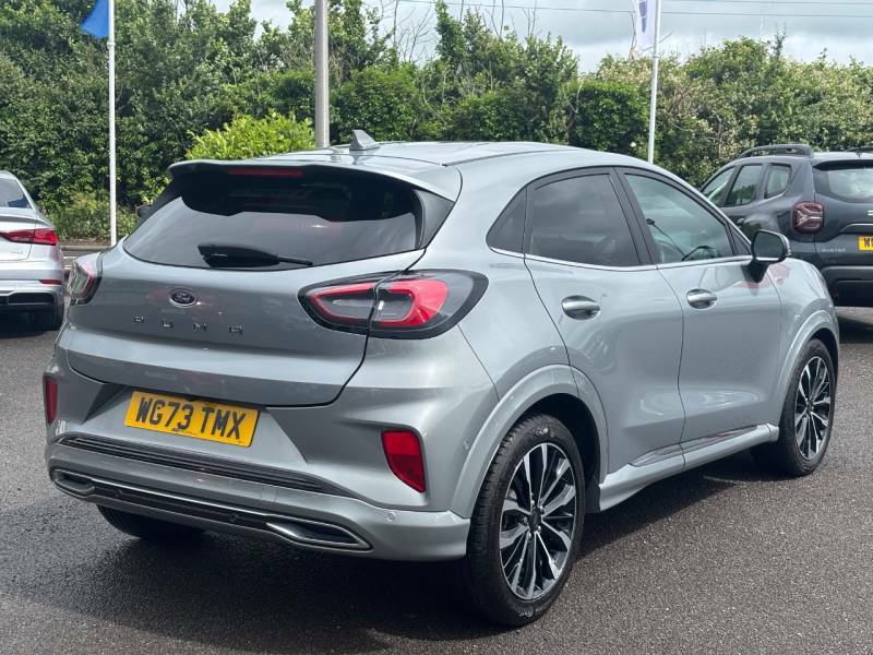 Ford Puma 1.0 Ecoboost Hybr Mhev 155 St-line Vignale Dct WG73TMX Silver #3