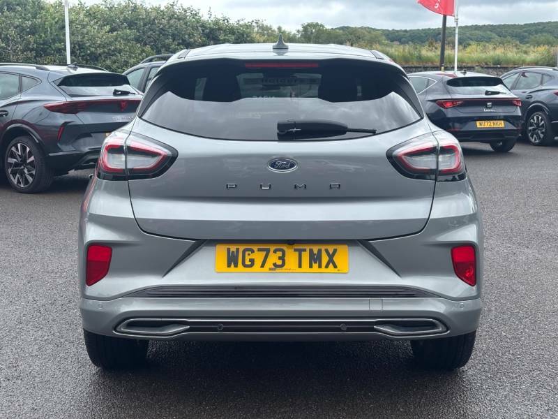 Ford Puma 1.0 Ecoboost Hybr Mhev 155 St-line Vignale Dct WG73TMX Silver #4