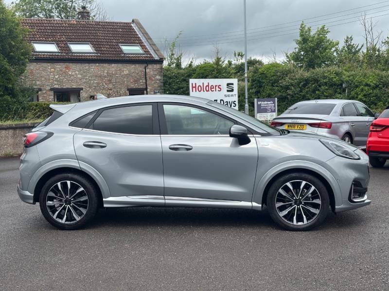 Ford Puma 1.0 Ecoboost Hybr Mhev 155 St-line Vignale Dct WG73TMX Silver #2