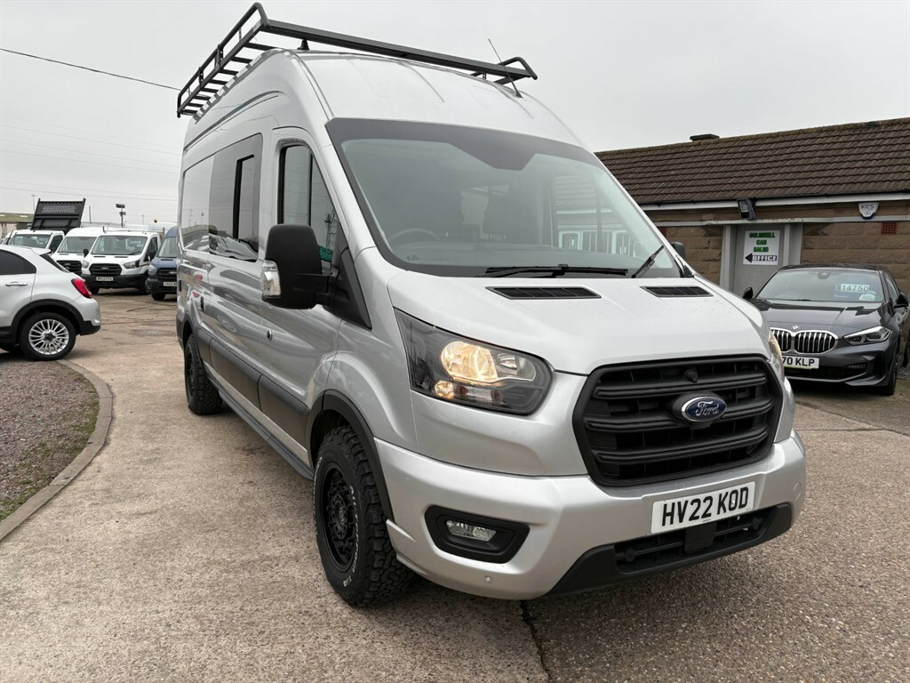Ford Transit Custom 2.0 Ecoblue H3 Leader Van Silver