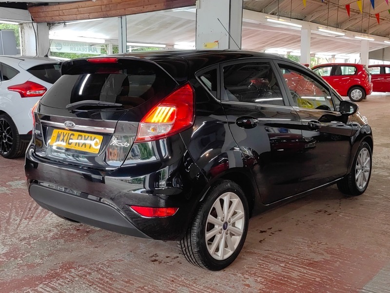 Ford Fiesta 1.0T Ecoboost Titanium Hatchback WX16RXY Black #6
