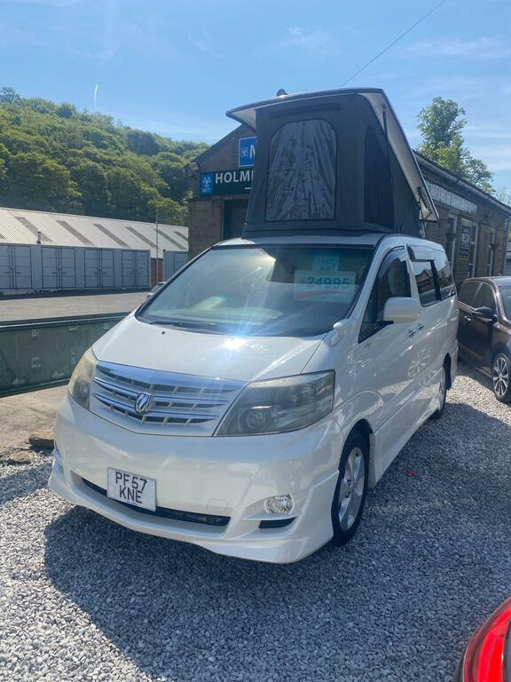 Toyota Alphard Toyota Alphard Campervan Conversion White