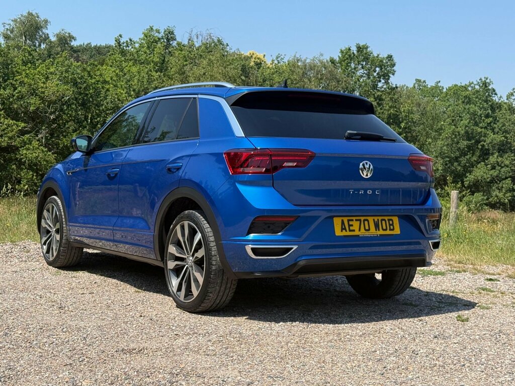 Volkswagen T-Roc 1.5 Tsi Evo R-line Dsg Euro 6 Ss Blue #5