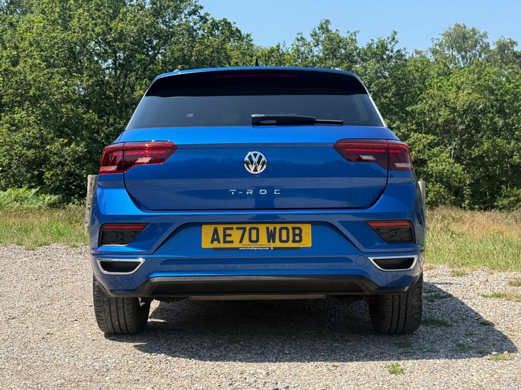 Volkswagen T-Roc 1.5 Tsi Evo R-line Dsg Euro 6 Ss Blue #4