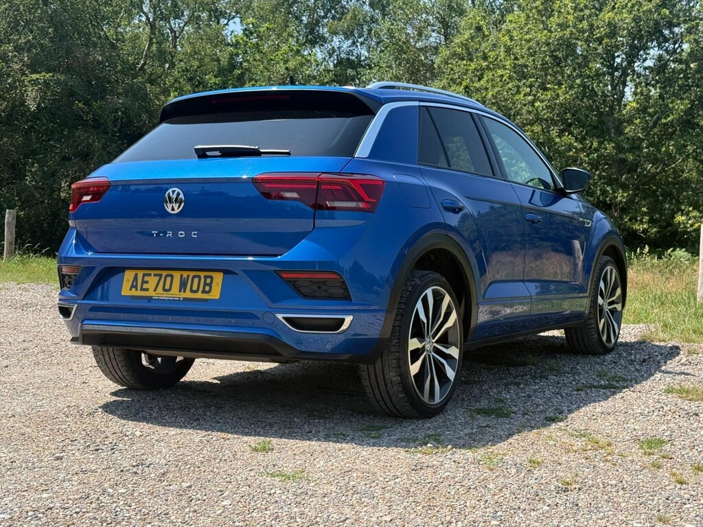 Volkswagen T-Roc 1.5 Tsi Evo R-line Dsg Euro 6 Ss Blue #3