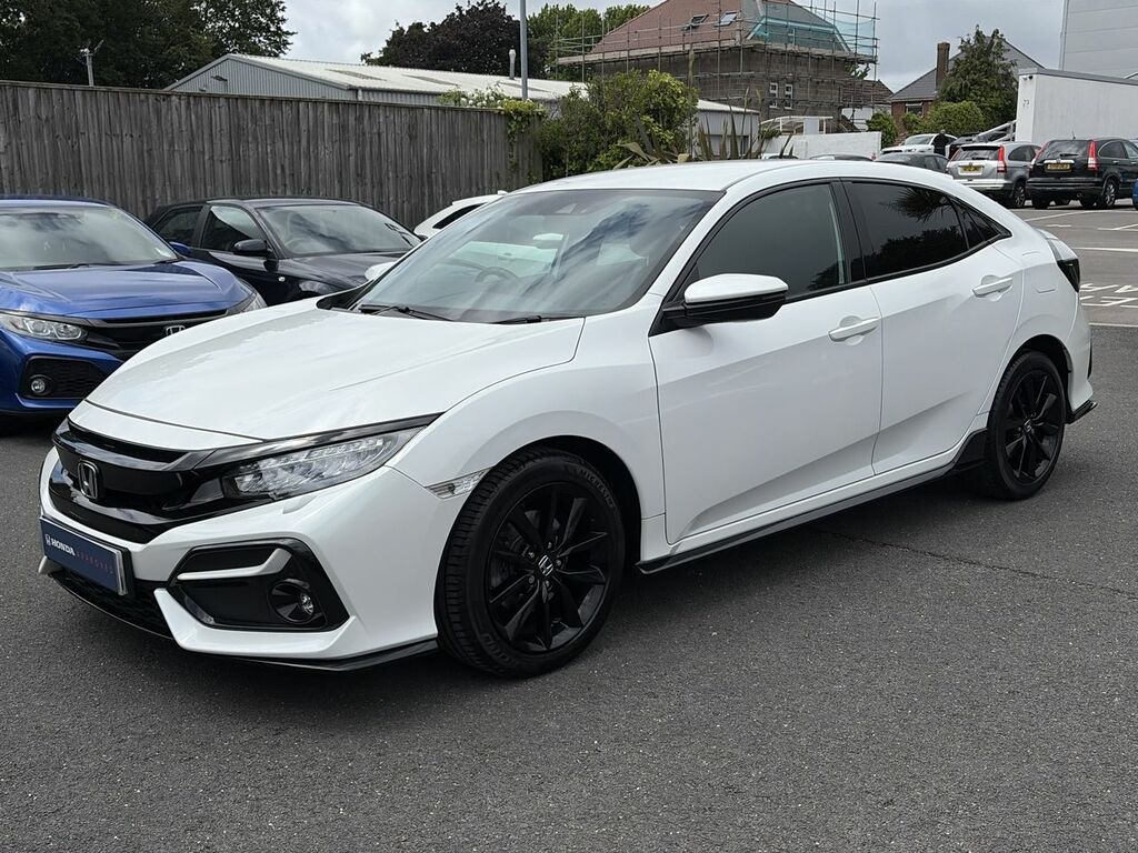 Honda Civic 1.5 Vtec Turbo Sport Hatchback Cvt Euro White #3