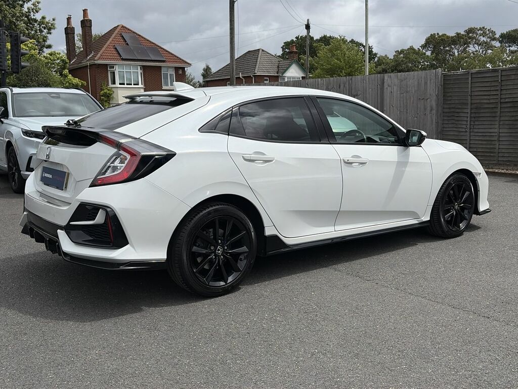 Honda Civic 1.5 Vtec Turbo Sport Hatchback Cvt Euro White #5