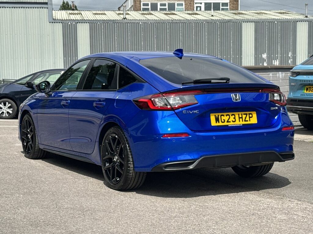 Honda Civic 2.0 H I-mmd Sport Hatchback Hybrid Ecvt Blue #3