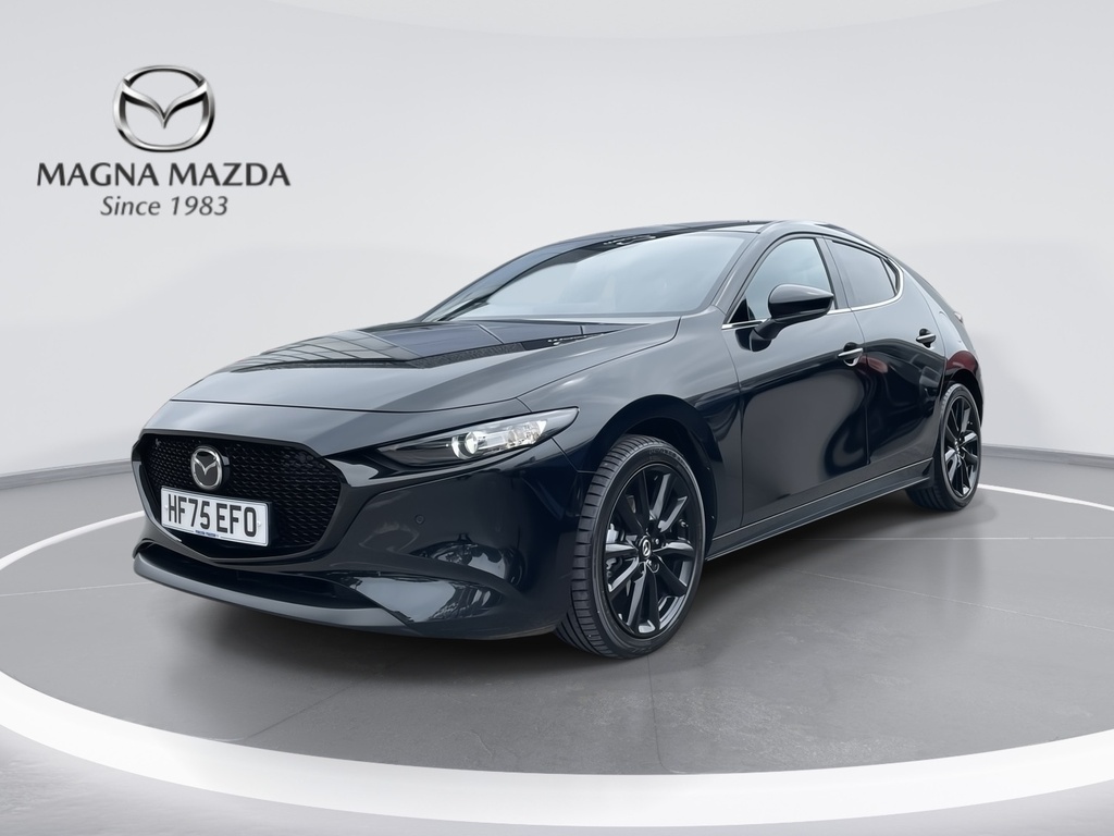 Mazda 3 2.5 E-skyactiv-g Mhev Homura Hatchback Black