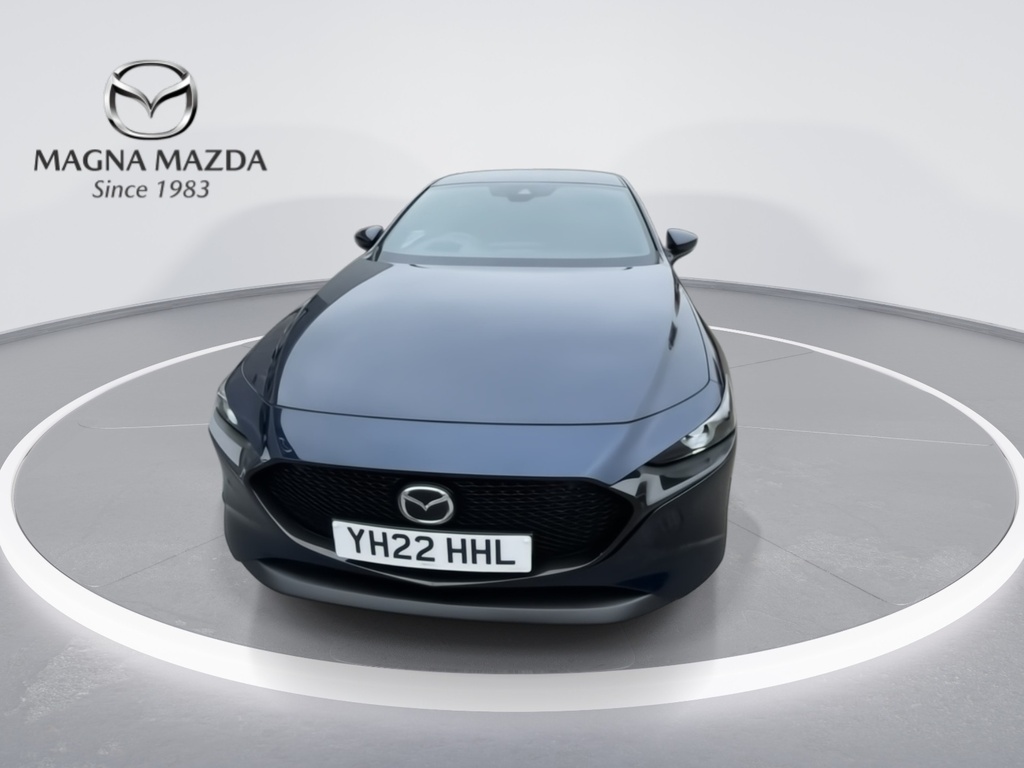 Mazda 3 2.0 E-skyactiv-g Mhev Sport Lux Hatchback Petr Blue #3